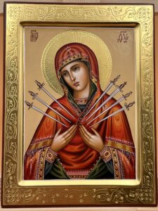 Богородица «Семистрельная» Образец 15 Кызыл
